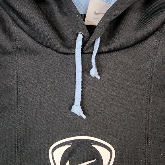 Vintage Nike Hoodie Men's XXL Black Pockets Pullover Sports Track Athletic - Picture 4 of 8